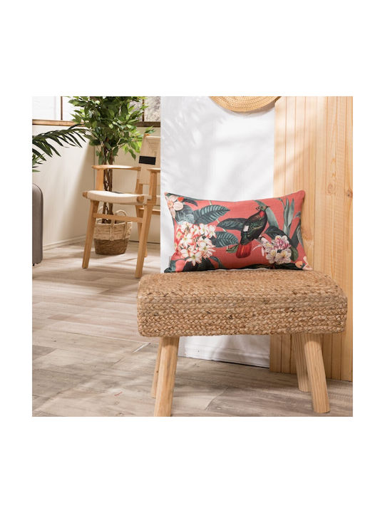 Teoran Teoran Decorative Pillow Case 100% Cotton Multicolour 50x50cm