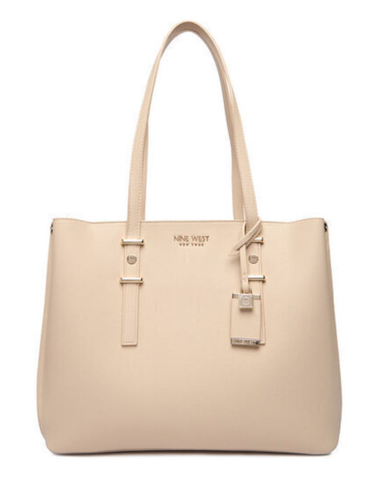 Damentasche Schulter Creme