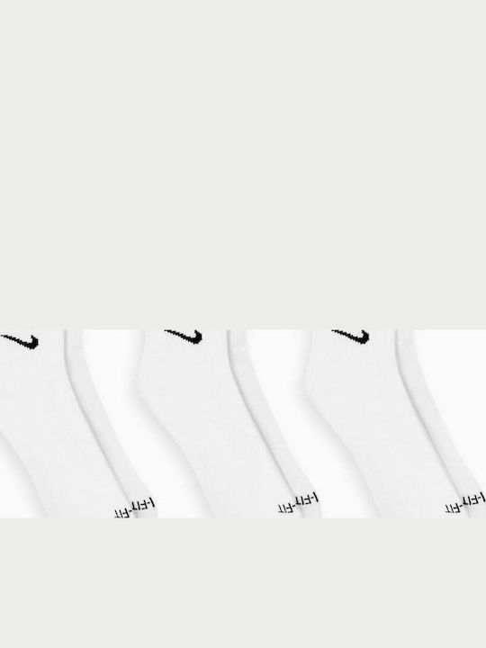Nike Everyday Plus Cushioned Training Ankle Socks Αθλητικές Κάλτσες Λευκές Nike Everyday Plus Cushioned Training Ankle Socks Αθλητικές Κάλτσες Λευκές