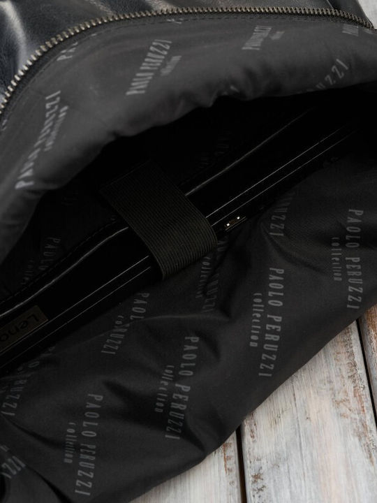 Men's Leather Bum Bag Black