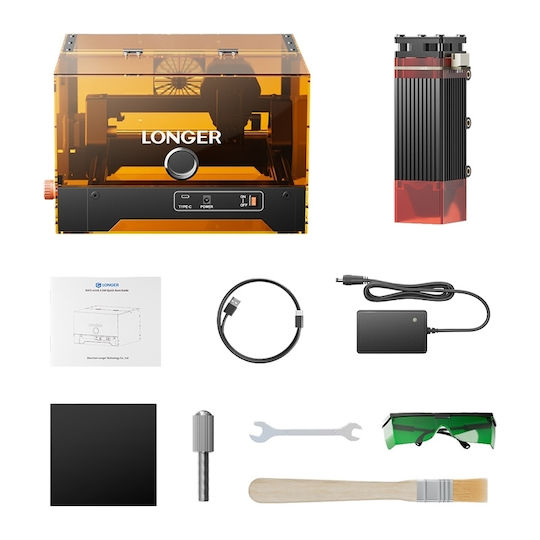Longer Ray5 Minis Laser Engraver 5.5W Suitable for Leather Wood MDF Acrylic Plexiglass