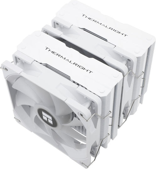 Thermalright Peerless Assassin 120 White ARGB (Second Edition) Ψύκτρα Επεξεργαστή Διπλού Ανεμιστήρα για Socket AM4/AM5/1200/115x/1700 Λευκή
