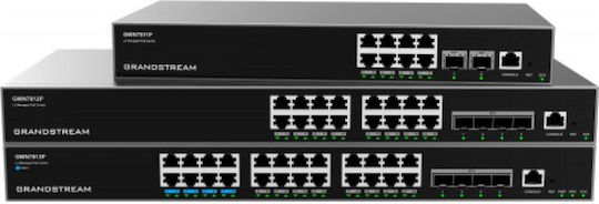 Grandstream GWN7811P Managed L3 PoE Switch με 8 Θύρες Gigabit (1Gbps) Ethernet και 2 SFP Θύρες