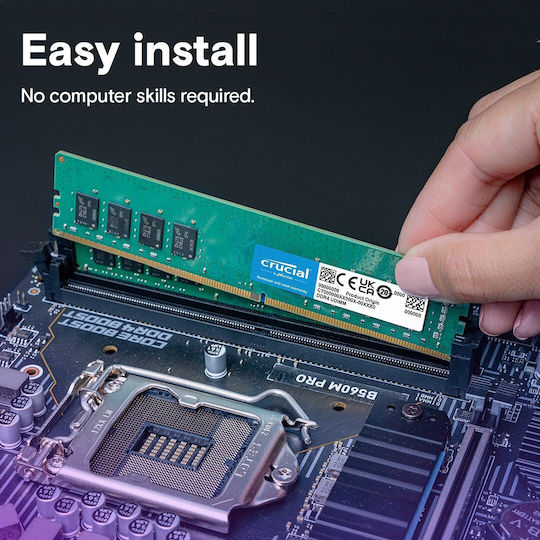 Crucial DDR4 με Module 1x8GB και Ταχύτητα 3200 για Laptop