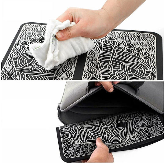 Massage Mat for Legs & Body Black