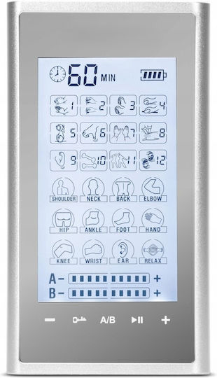 Elektrische Massager für Kopf, Rücken und Körper Silber