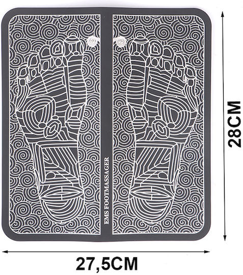 Massage Mat for Legs & Body Black
