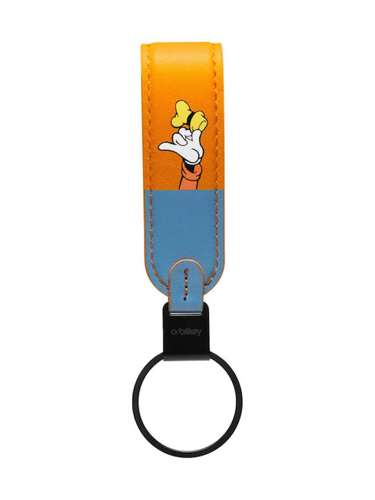 Кожен Органайзер За Ключове Orbitkey Disney Loop Ключодържател Гуфи