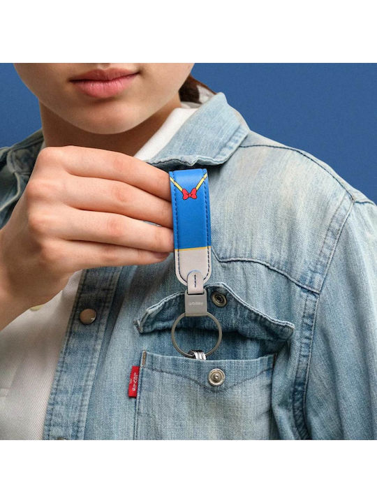 Orbitkey Disney Loop Keychain Leather Key Organizer Donald Duck