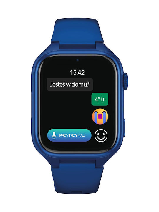 Junior Kids' Smartwatch 4G with GPS & Camera Blue