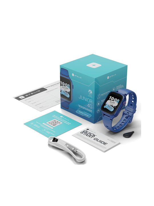 Junior Kids' Smartwatch 4G with GPS & Camera Blue