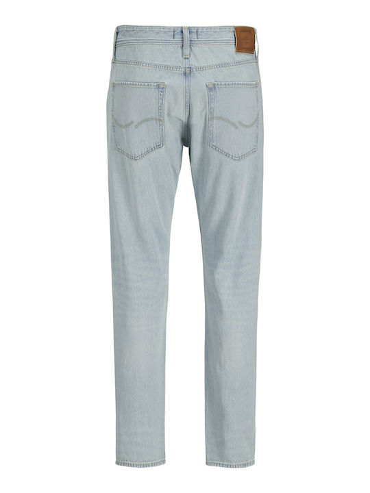 Frank Ανδρικό Παντελόνι Τζιν με Loose Tapered Εφαρμογή Blue Denim