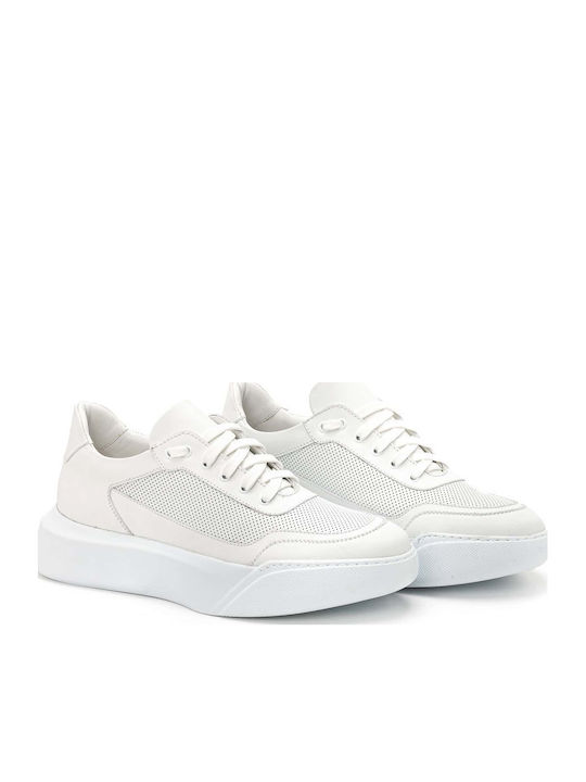 Ανδρικά Flatforms Sneakers Λευκά