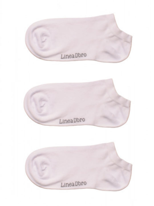 Linea D'oro Männliche Mehrfarbige Socken 3Pack