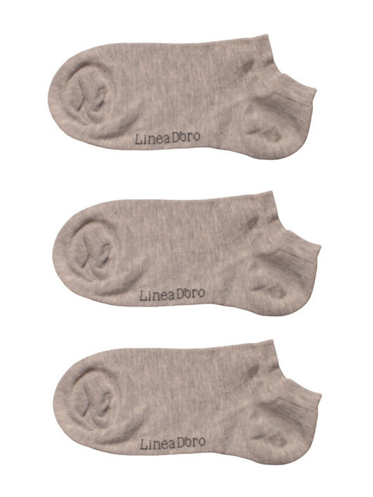 Linea D'oro Männliche Mehrfarbige Socken 3Pack