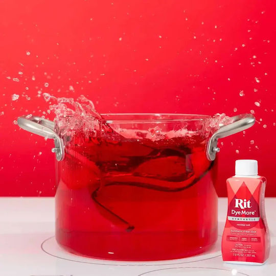 Rit Dyemore Liquid Dye For Synthetic Materials Racing Red 236ml