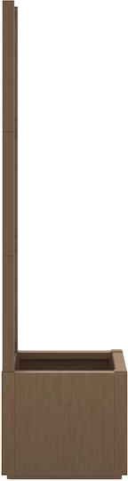 vidaXL Kunststoff Blumentopf Braune 36x36x140cm