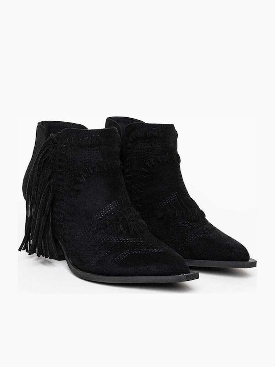 Ghete Dama Cowboy Negre