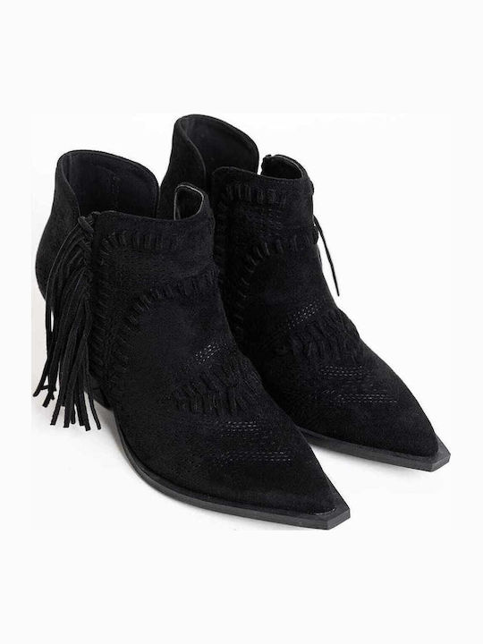 Ghete Dama Cowboy Negre