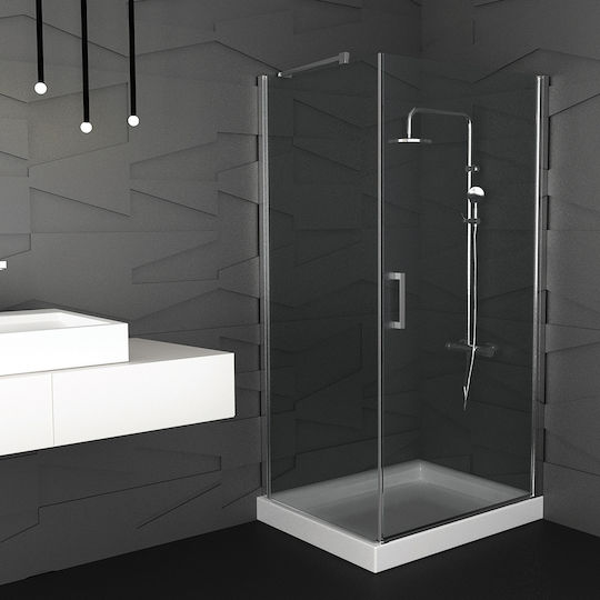 Orabella Door Καμπίνα Ντουζιέρας με Ανοιγόμενη Πόρτα 80x90x190cm Orabella Door Καμπίνα Ντουζιέρας με Ανοιγόμενη Πόρτα 80x90x190cm