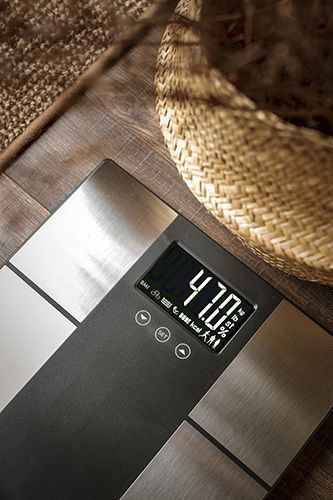Cantar Digital De Baie 225kg Cu Analizator De Grăsime Corporală Argintiu ZY12463QWS38