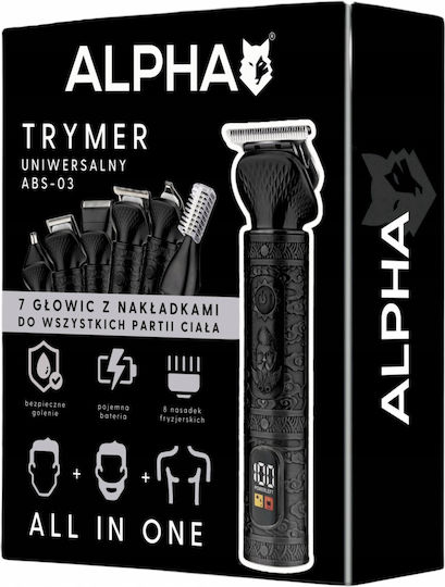 Alpha 2058626 Περιστρεφόμενη Ξυριστική Μηχανή Προσώπου Επαναφορτιζόμενη