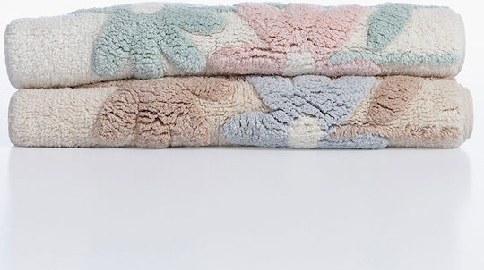 Nef-Nef Homeware Πατάκι Μπάνιου Βαμβακερό Dreamel Beige 50x80εκ.
