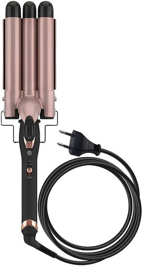Avizar 70w Multifunction Curling Iron 3 Ceramic Tourmaline Barrels Pink
