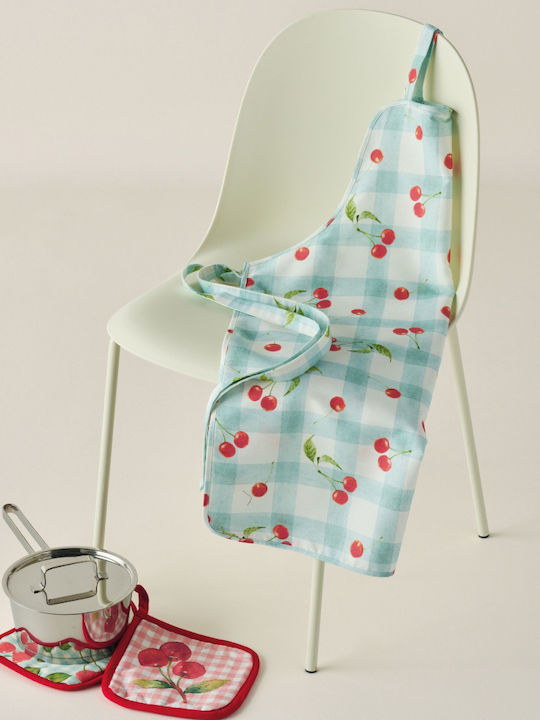 Kentia Küchen Schürze Blau 83x62cm