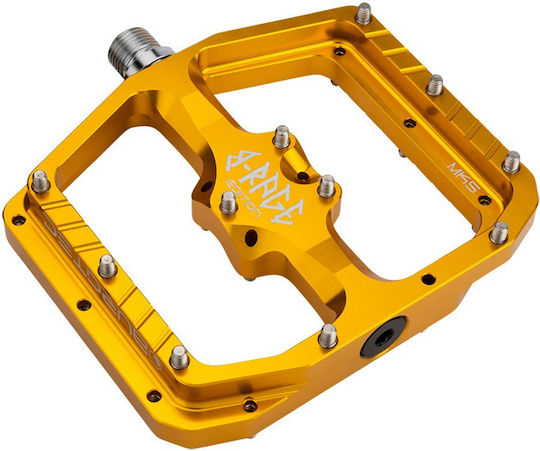 Burgtec Fahrradpedale Plattform Gold