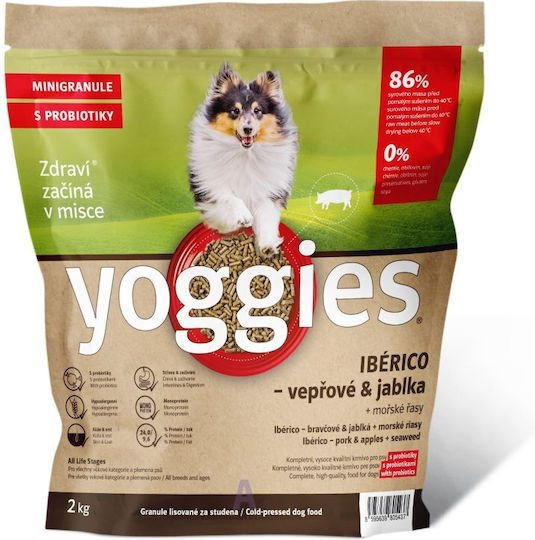 Dry Dog Food Iberian Pork Apples & Probiotics Cold Pressed Yoggies Mini 5 Kg