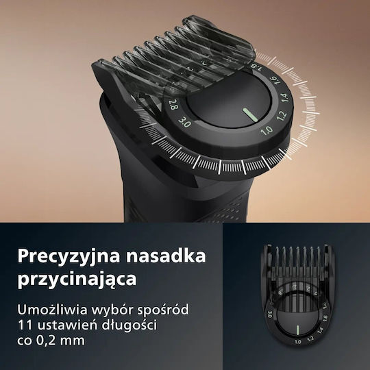 Philips Multigroom + OneBlade Satz für Haarschneider Wiederaufladbare Batterie Schwarz MG9690/30