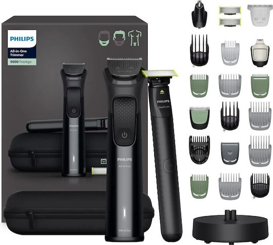 Philips Multigroom + OneBlade Satz für Haarschneider Wiederaufladbare Batterie Schwarz MG9690/30