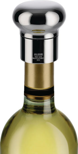 Alessi Noe Weinverschluss Champagner Edelstahl Chrom F5,5x6