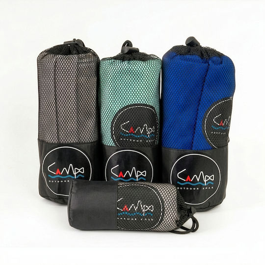 Campo Mikrofasertuch Körper 270g/m² mit Etui Blau 160x80cm