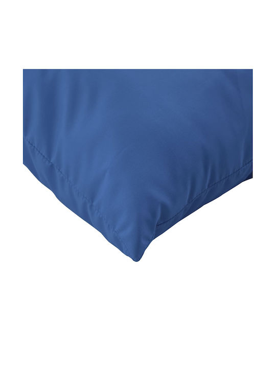 vidaXL Waterproof Sofa Cushion Palette with Backrest Blue 2pcs 60x38cm