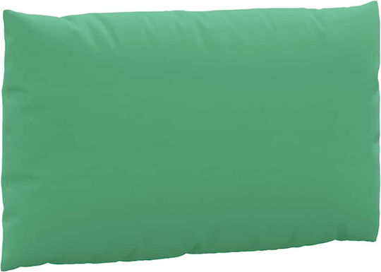 vidaXL Waterproof Sofa Cushion Palette with Backrest Green 2pcs 60x38cm