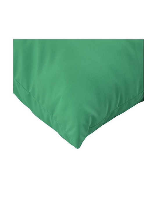 vidaXL Waterproof Sofa Cushion Palette with Backrest Green 2pcs 60x38cm