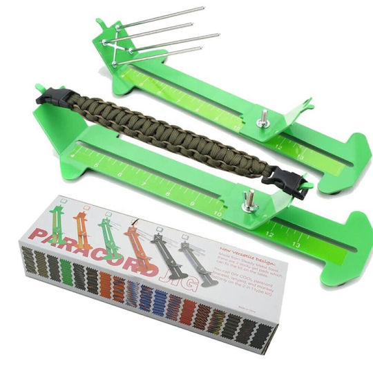 Paracord Jig Paracord Weaving Tool Set Khaki Type Set Set 16pcs