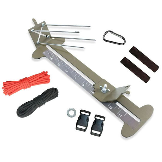 Paracord Jig Paracord Weaving Tool Set Khaki Type Set Set 16pcs