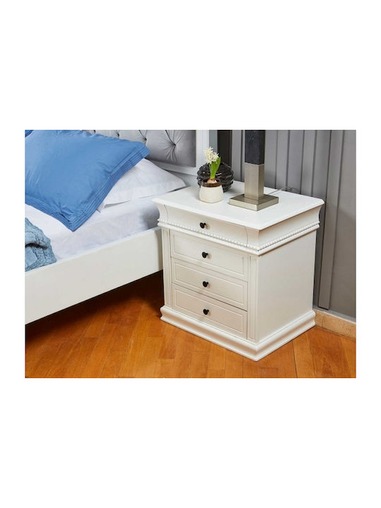 Dhome Schlafzimmermöbel-Set Weiß x 3 Stück