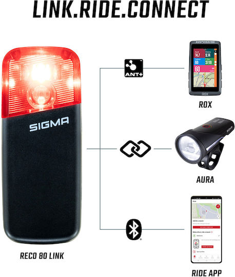 Sigma Sport DD291661 Οπίσθιο Φως Ποδηλάτου