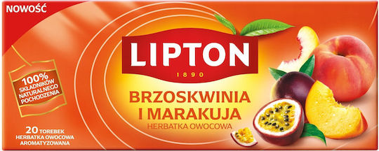 Lipton Früchtetee Pfirsich Passionsfrucht 20 Taschen