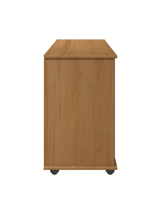 Επιδαπέδιο Ντουλάπι Καφέ 100x39x65.5εκ.