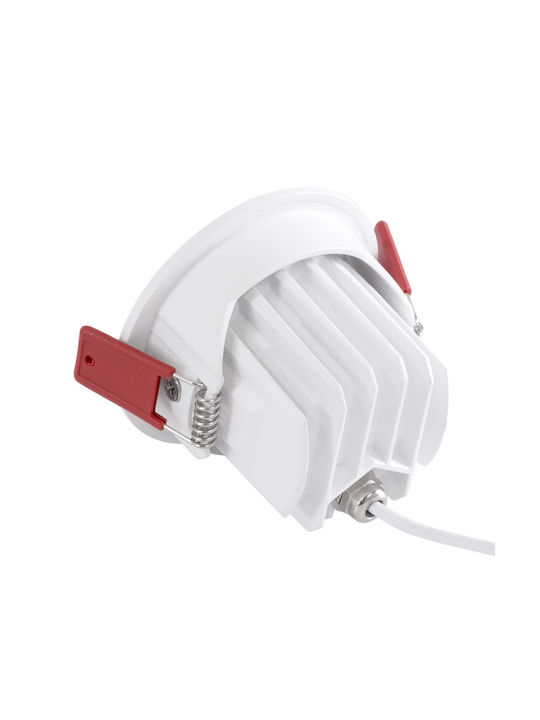GloboStar Spot Deckenleuchte für den Außenbereich mit integriertem LED in Weiß Farbe 60285