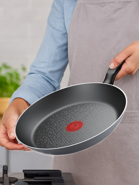 Tefal Only Cook Σετ Τηγάνια από Αλουμίνιο 3τμχ
