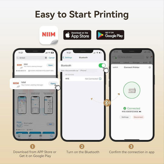 Niimbot Thermal Receipt Printer Bluetooth / Ethernet