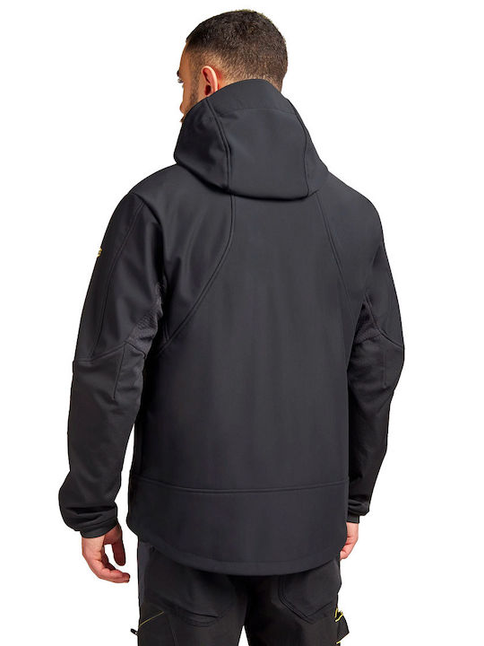 Utility Diadora Работно Яке Softshell с Поларена Подплата и с Качулка Черно