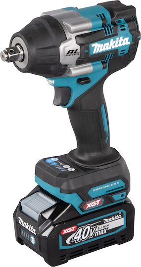 Makita XGT Brushless Impact Wrench Battery 40V 2x2.5Ah with Socket 1/2"