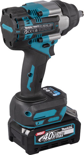 Makita XGT Brushless Impact Wrench Battery 40V 2x2.5Ah with Socket 1/2"